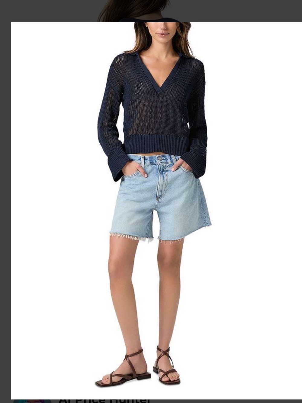 Paige Riva Cotton Sweater size Medium